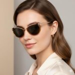 Vintage Cat-Eye Oval Sunglasses